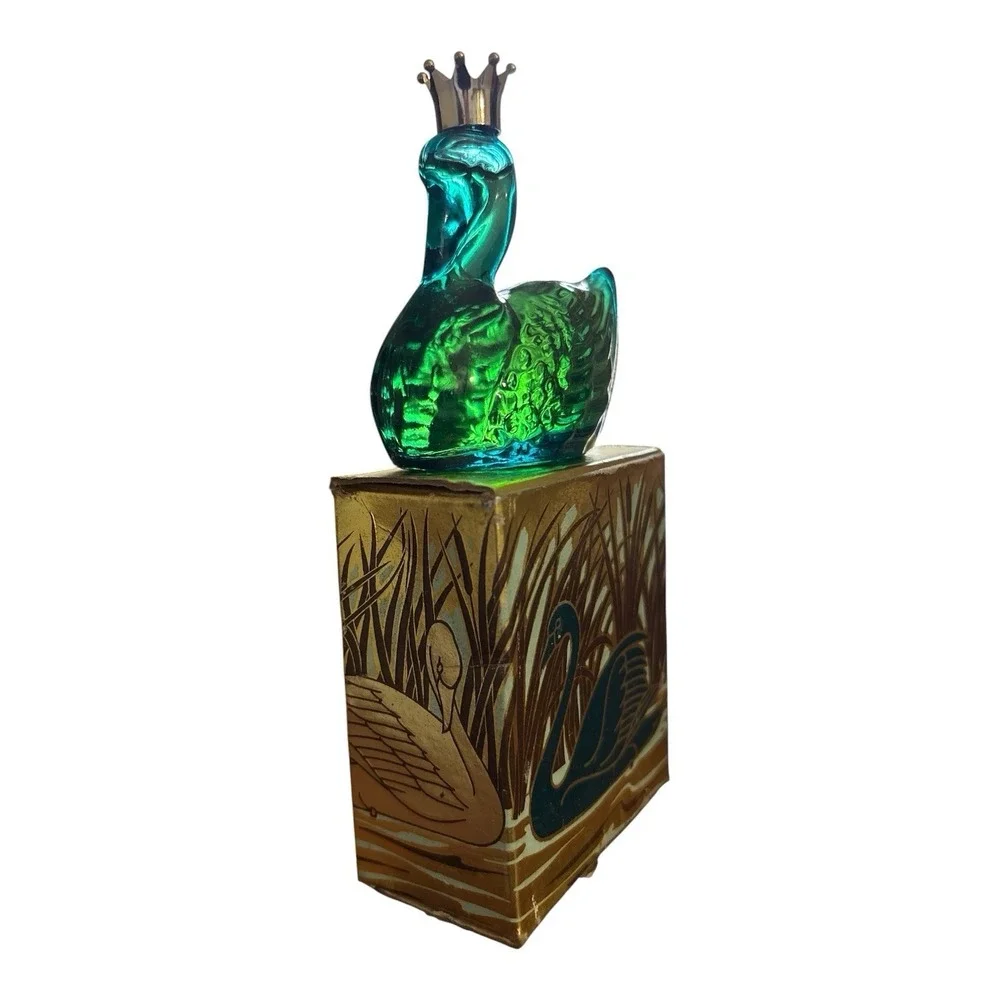 Vintage Avon Royal Swan Cologne Decanter